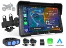 Eonon 7INCH Motorcycle Stereo Bluetooth Wireless Apple Carplay Android Auto Tpms. Fixed Price $168.67.