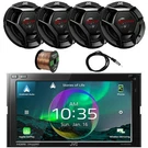 Jvc 6.8" Touchscreen Hdmi/wifi Car Radio, 4X 6.5" 300W Speakers, Antenna, Wire. Fixed Price $997.00.