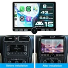 10.8" Touch Screen Carplay Stereo Radio For Vw Volkswagen Jetta Passat Gps. Fixed Price $145.89.