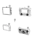 Genuine Mopar Multi Media Radio 68461735AB. Fixed Price $263.78.