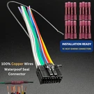 Power Wire Harness For Kenwood KDC-BT23 KDCBT23 Kit With Connectors. Fixed Price $10.95.