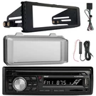 Pyle PLCDBT95 Single Din Marine CD/MP3 Receiver W/kit + Cover, Amp Booster. Fixed Price $148.49.