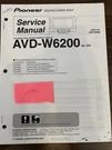 Pioneer AVD-W6200 AVD6200 Entertainment Display Service Manual **original**. Fixed Price $19.99.