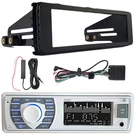 Pyle PLRMR23BTW Single Din Marine Receiver W/install Kit, Amplifier Booster. Fixed Price $92.49.