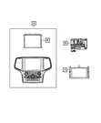 Genuine Mopar Multi Media Radio 68403071AE. Fixed Price $857.61.