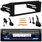Jvc KD-X38MBS Marine Receiver, Harley Handlebar Control Kit, Stereo Install. Fixed Price $222.49.
