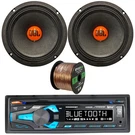 Dual XDM290BT 1-DIN Bluetooth Receiver 2X 6.5" 300W Woofer Car Speakers + Wire. Fixed Price $148.99.